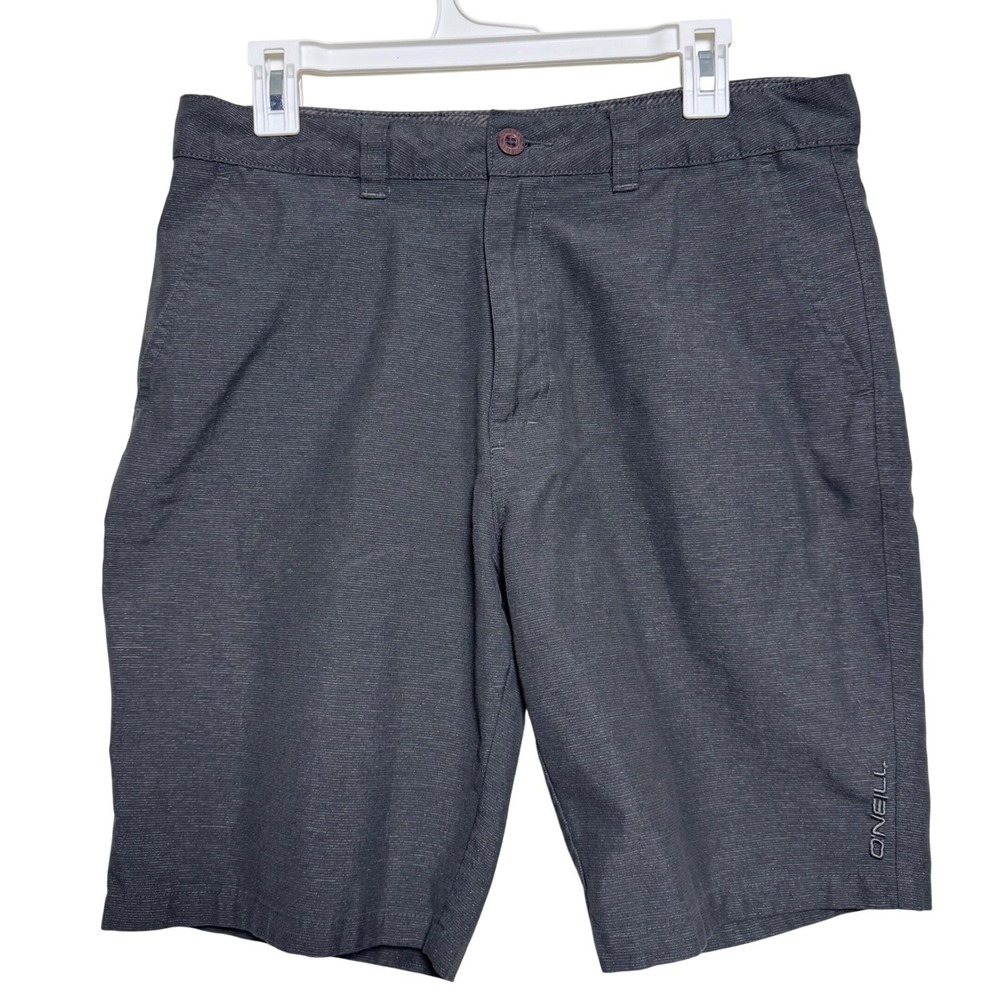 O'Neill Mens Shorts 32 Gray Hybrid Casual Golf Walking Swim Lightweight
